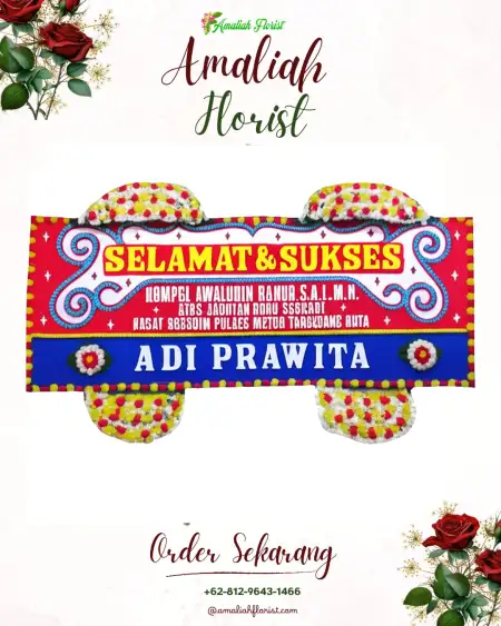 Papan Bunga Ucapan Selamat Bubulan